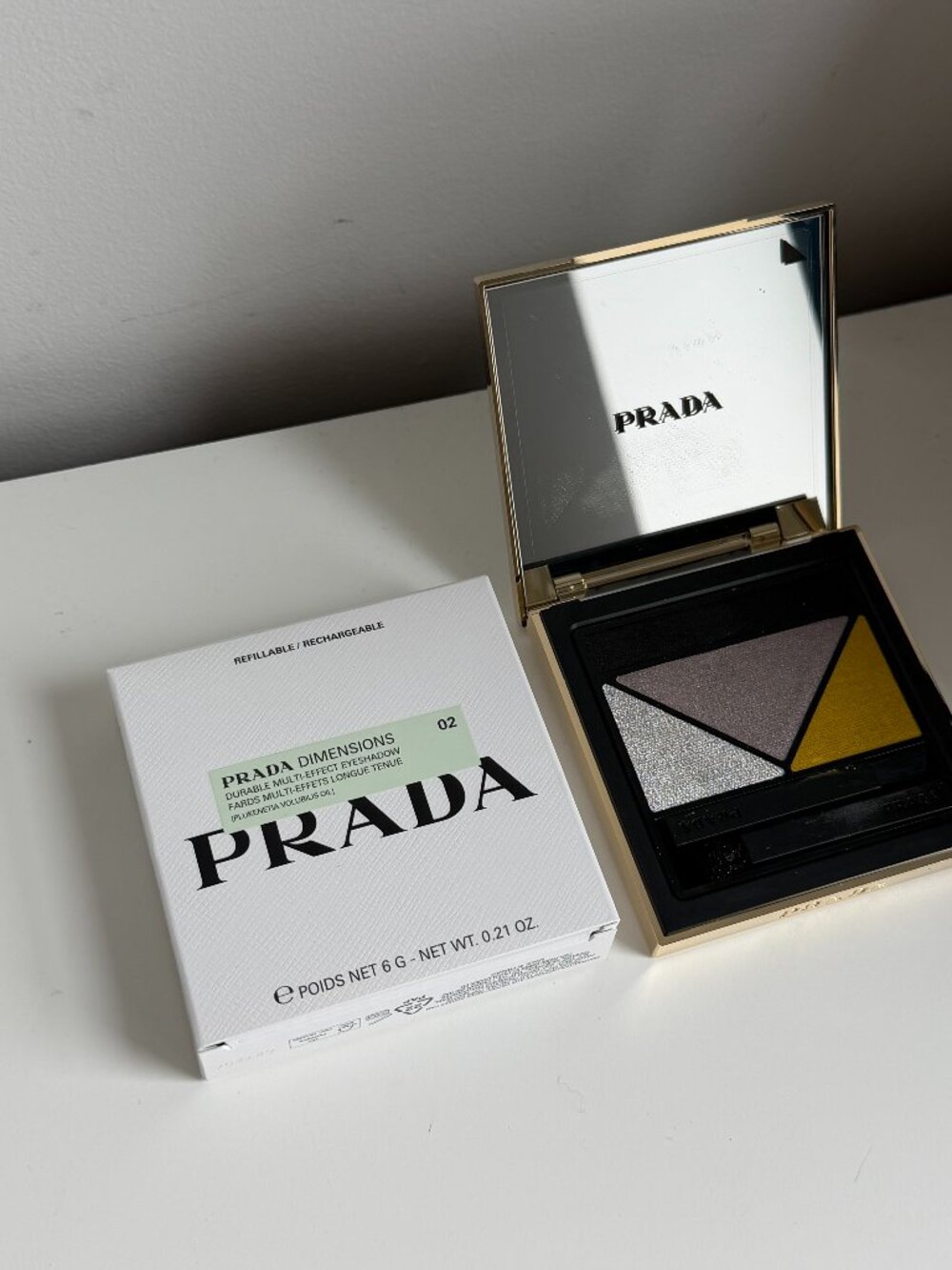NWT Prada Dimensions Eyeshadow Palette 02 Profusion